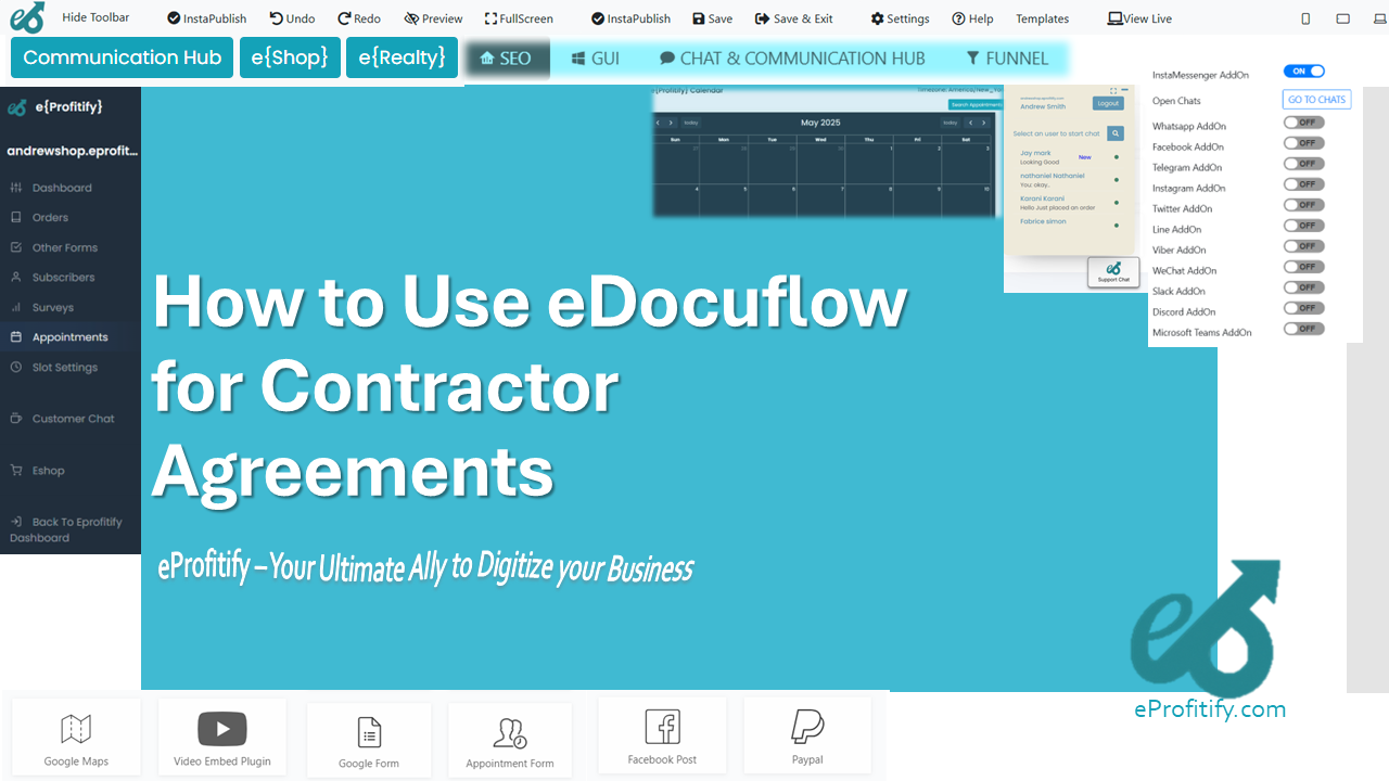 How to Use eDocuflow for Contractor Agreements